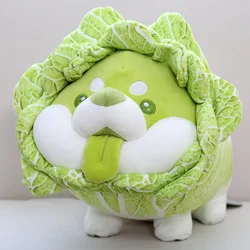 Repollo Shiba Inu para niños, juguete de peluche de Anime de hada vegetal, planta de peluche esponjosa, muñeco suave Kawaii, almohada, 2022