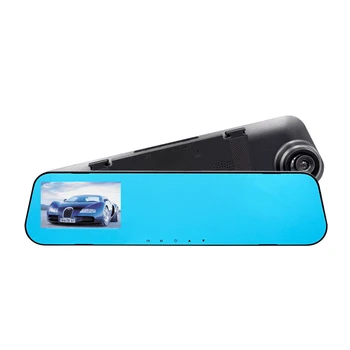 

4 inch 1080P Dash Cam Car DVR Camera Recorder Auto Motion Detection Rearview Mirror Night Vision Drive Recorder
