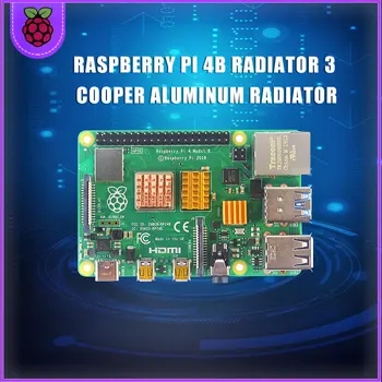 

Raspberry Pi 4B radiator 3 Cooper aluminum radiator radiator cooling kit RPI142 for S ROBOT