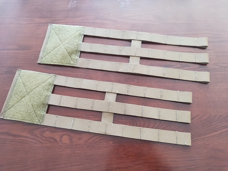 RG BK 3 полосный скелетный Cummerbund с наклейкой MOLLE для JPC AVS тактический