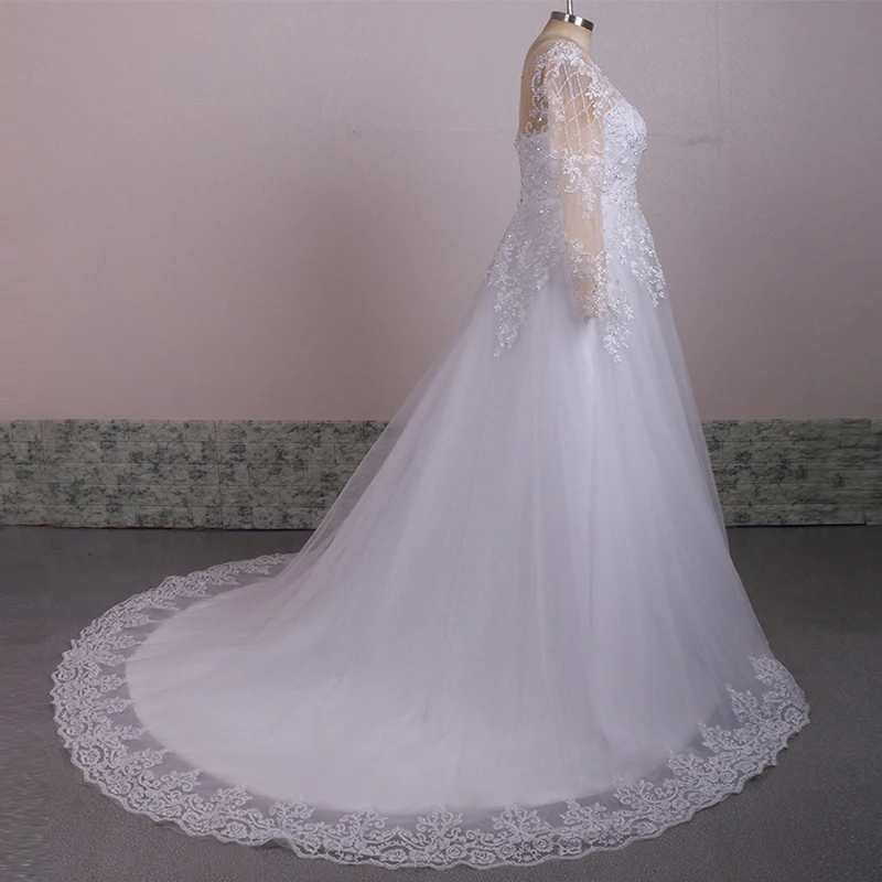 Wuzhiy Vestido de noiva, сексуальное свадебное платье, свадебное платье с открытой спиной, бальное платье принцессы, свадебное платье на заказ, свадебное платье