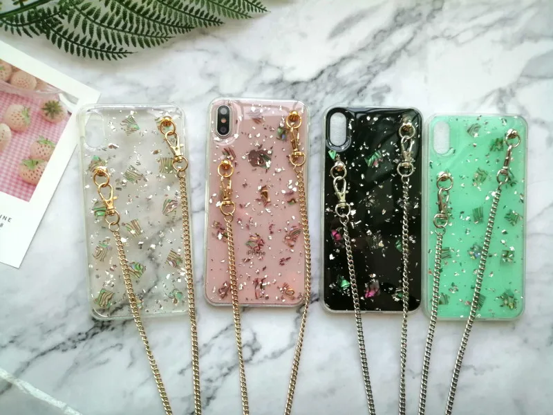 

Luxury glitter shell crossbody chain bag phone case for honor 20 plus 20i Case for honor V20 enjoy 9plus honor 10 9 8 8X V10 V20