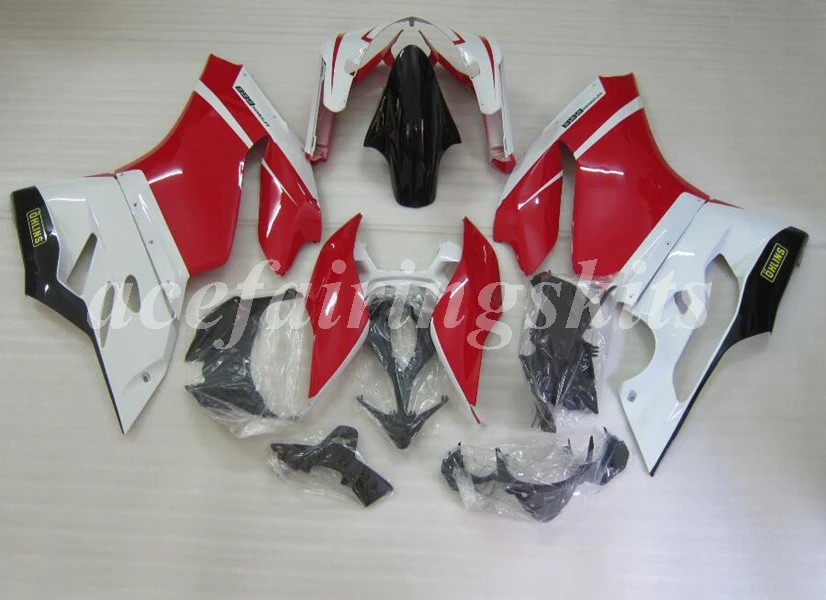 4 подарки ABS инжектор Обтекатели наборы для DUCATI 899 1199 S R Panigale 12 13 14 15 16 899R 1199R 899S 1199 S 2012- Красный Белый