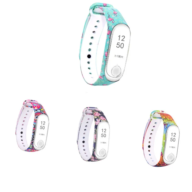 1 шт. силиконовый ремешок для браслета Xiaomi Mi Band 3 4|Смарт-аксессуары| |