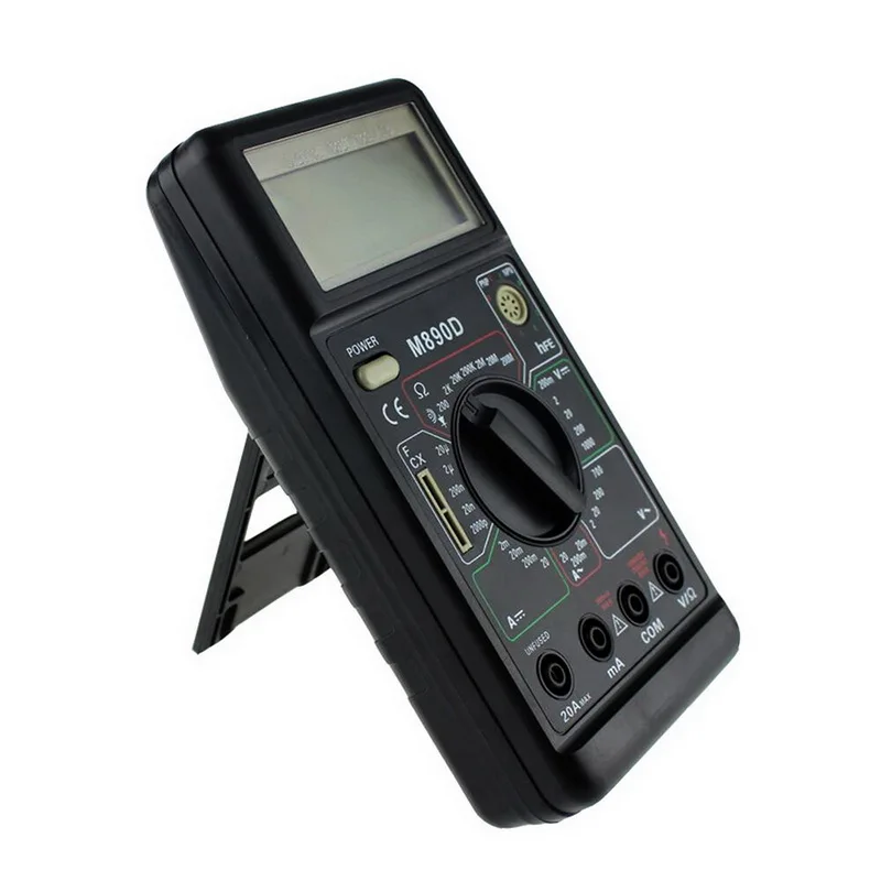 DT820B цифровой мультиметр AC/DC ЖК-цифровой мультиметр Вольтметр Амперметр Ом тестер Высокая безопасность ручной измеритель