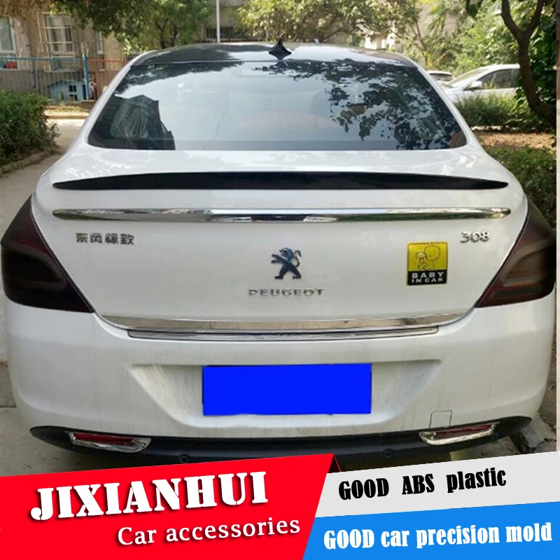 Спойлер для Peugeot 308 2014-2017 спойлер WXK из АБС-пластика цветной задний автомобильного