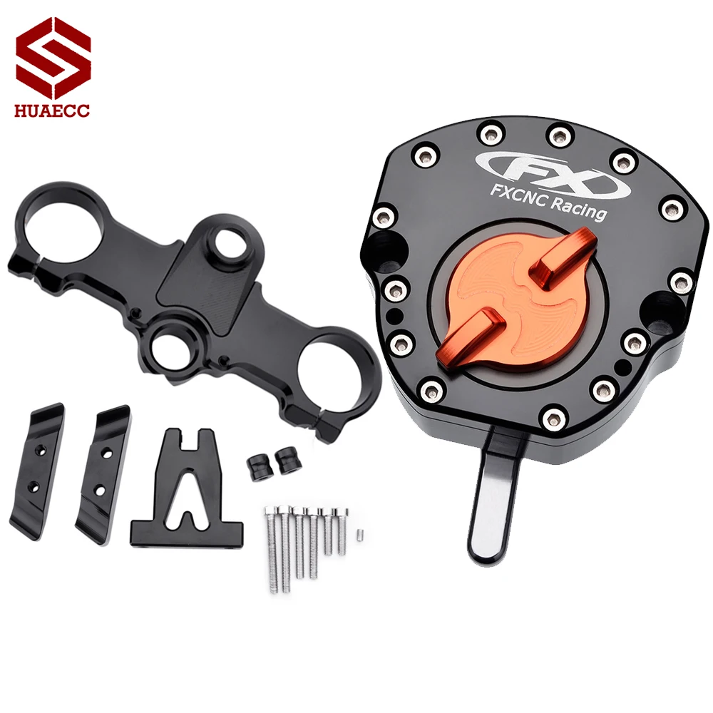 

CNC RC250 RC390 обратный амортизатор рулевого механизма безопасности с крепежным кронштейном для KTM RC 390 250 все годы