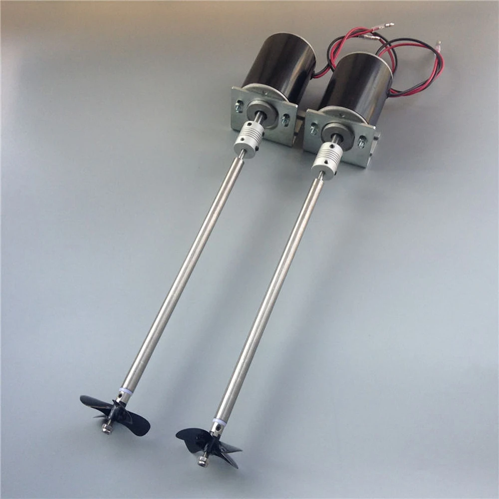 

RC Bait Fishing Boats 12V Motor Power Drievn Kit 3500RPM Permanent Magnet DC Motor 50mm CW CCW 4-blade Paddle 4mm Drive Shaft