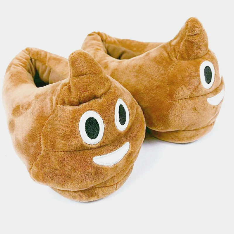 Winter Indoor Cotton Mop Warm Expression Adult Stool Super Soft Slippers Cartoon Home Plush | Обувь