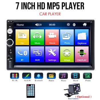 

Universal 2 din Car Multimedia Player Autoradio 2din Stereo 7" Touch Screen Video MP5 Player Auto Radio Backup Camera