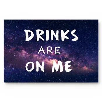 

Drinkes Are On Me Starry Sky Background Bath Rugs Non-Slip Doormat Door Mat Bathroom Accessories