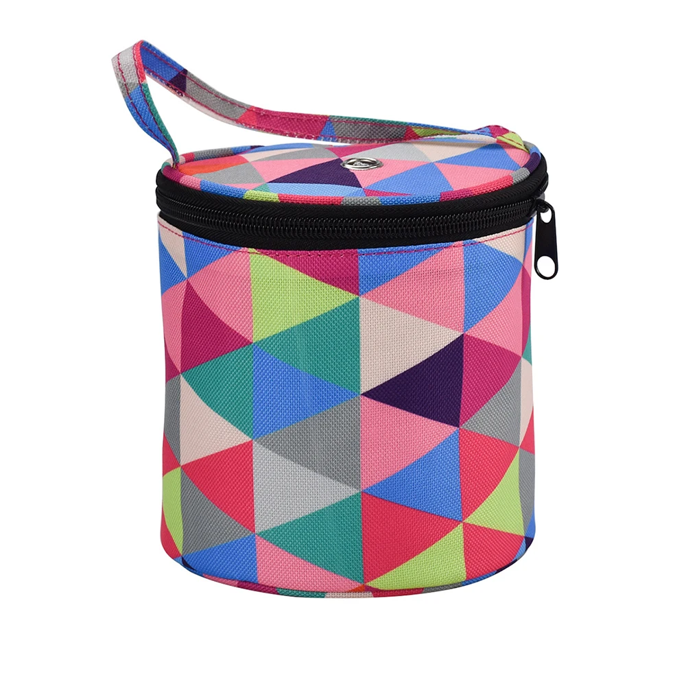 Портативная сумка для хранения спиц из ткани Оксфорд, водонепроницаемая сумка для вязания крючком, сумка для рукоделия, органайзер для хранения ниток - Цвет: B