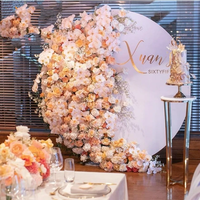 入荷予定商品の通販 造花スタンド金属ラウンド台座ディスプレイアート装飾柱diyの結婚式ホームデコレーションホリデー8 オンライン Signature Johaness Com