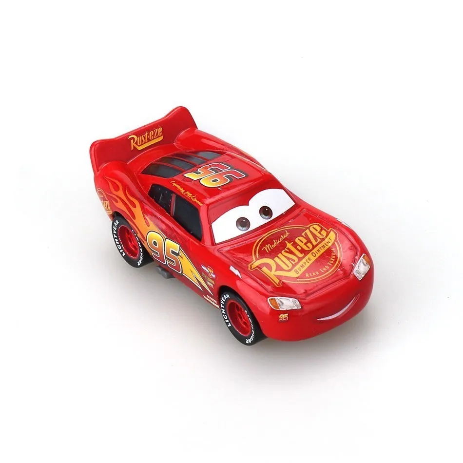 Disney Pixar Cars 2 Lightning Mater Mcqueen литье под давлением из металлического сплава красный