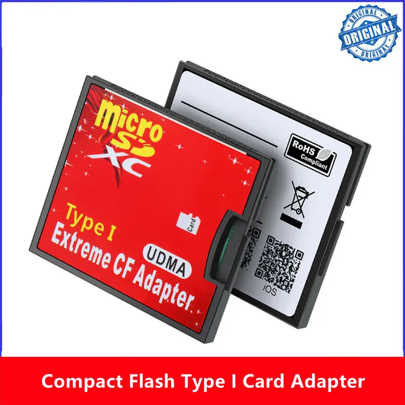 High Quality Micro Sd Tf To Cf Card Adapter Type1 Compact Flash Memory Card  Udma Converter Up To 64gb Dropshipping - Memory Card Adapters - AliExpress