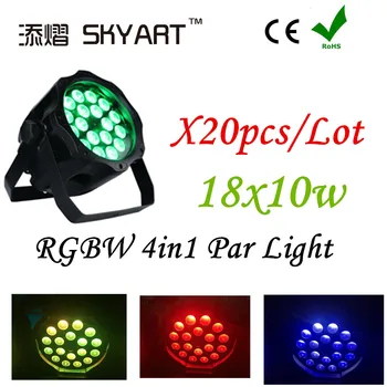 

Mini 18pcs 10w Indoor RGBW Freedom Led Par can Stage Light