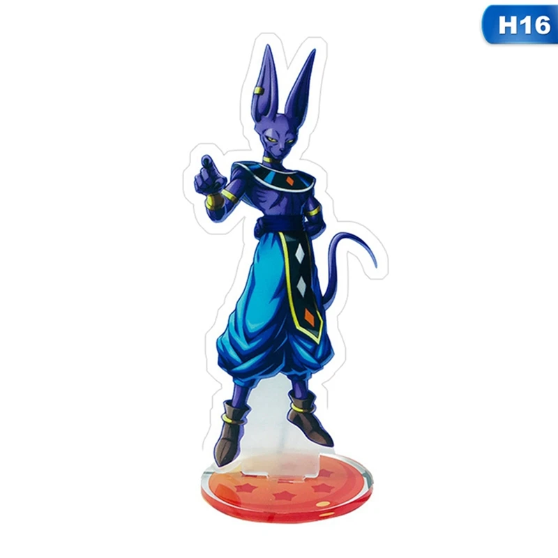 Dragon Ball Z акриловая основа фигурки 60 мм модель игрушки Dragon Ball Супер аниме фигурка дисплей акриловая подставка