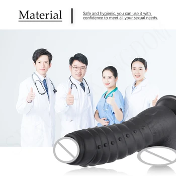 Suction Cup Dildo for Woman Huge Big Realistic Anal Plug Soft Material Erotic Penis 18+ Anal Sex Toy Strapon Female Masturbation 5