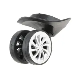 Black 4Pcs DIY A57 Luggage Suitcase Repair Hand Spinner Caster Replacement Wheels Silent Swivel Trunk Wheels for Trolley