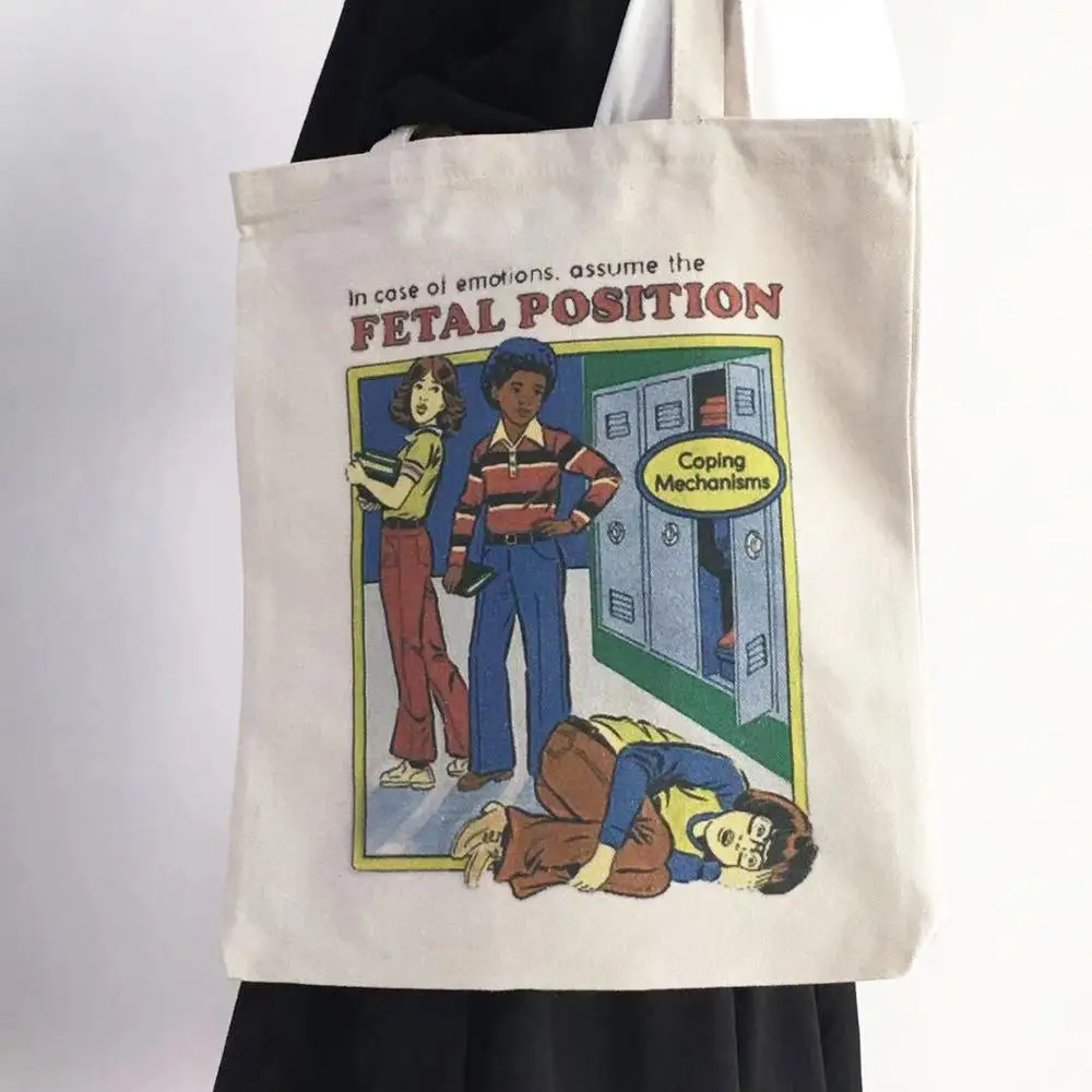 

2019 Fashion Women Canvas Handbag Letter Print ECO Canvas Shopping Shoulder Bag Summer Students Custom Gift Tote