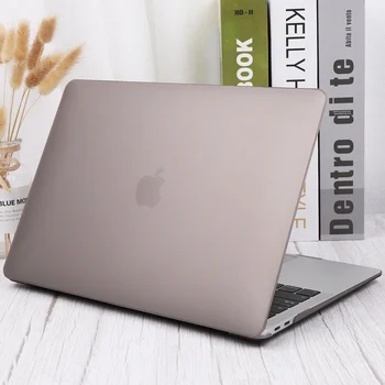 

Matte Rubberized Hard Case Shell Cover For Apple Macbook 13 Air Model A1932 Touch ID Pro 13 15 Touch Bar A2159 A1990 13Air A1466