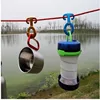 1Pcs Outdoor Camping Aluminum Rope Hanger O type Paracord Rope Buckle Travel Kit Survival Buckle Circular automatic buckle ► Photo 1/6