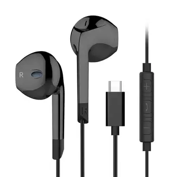 

USB Type-C Wired In-Ear HiFi Earphone Stereo Headphone with Mic for Mobile Phone