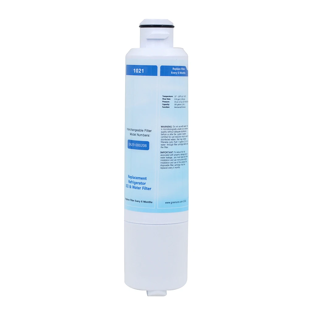 Бытовая настоящий очиститель воды Gre1021 Замена холодильник фильтр для воды углеродный для samsung Da29-00020b 2 шт./партия