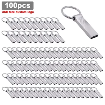 

100pcs/lot Promotion USB Flash Drive Personalizado Pendrive Free Logo 32GB 16GB 8G 4GB 64GB Photography Gift Usb2.0 Memory Stick