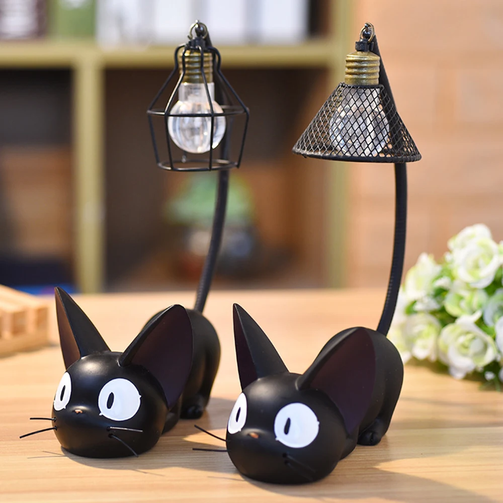 

LED Hars Night Lamp Kat Dier Novetly Licht Ornamenten Kat Kind Home Decoratie Kleine Kids Gift Tafel Bed Leeslampjes