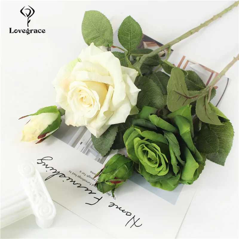 Artificial flower single rose flower branch artificial silk rose wedding scene decoration bride girlfriends bouquet wedding bouquets,artificial rose flowers