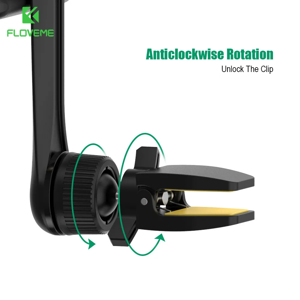 FLOVEME Universal Auto Telefon Halter Für iPhone 7 8 6 6S Plus Xiaomi Air Vent Clip Montieren 6