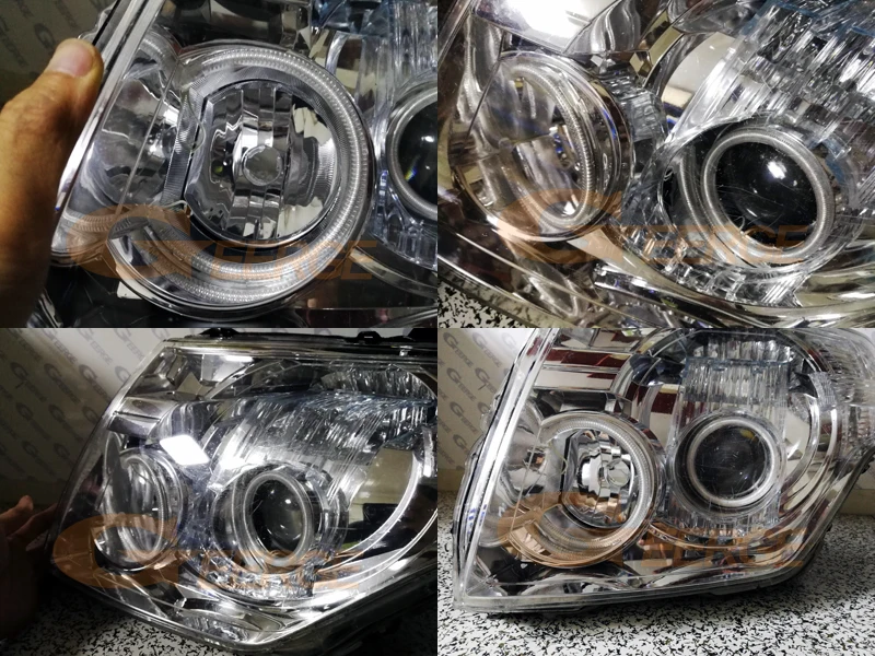 Отличные ультра яркие CCFL ангельские глазки набор Halo Кольца для Mitsubishi pajero 2006 2007 2008