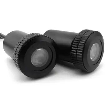 

2Pcs 6W Energy-saving Car Door Welcome Light Auto LED Laser Projector Decor Lamp Car LED radium shoots the light courtesy lights