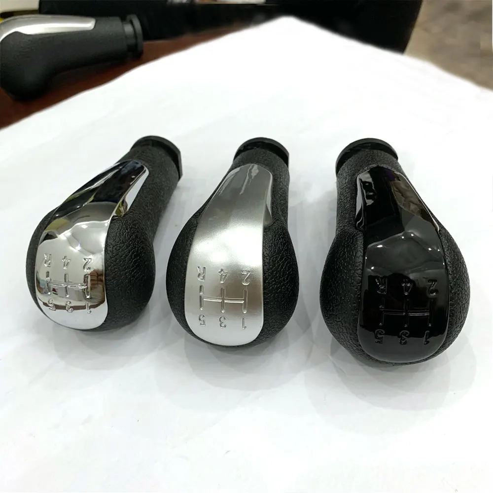 Pomello Cambio Manuale Per Chevrolet Spark | 5 Marce In Argento Opaco - Foto 12