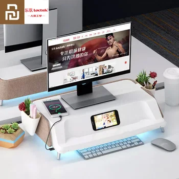 

New Youpin Loctek Sit Stand Desk Holder Display Booster Computer Laptop Desk Holder with UV-CLED Sterilization Large Storage Box