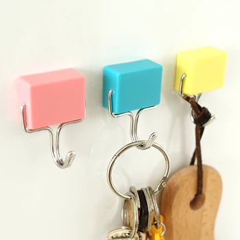 

Strong powerful Refrigerator magnets magic with incorporating hooks memo for Home Decoration load-bearing 1kg