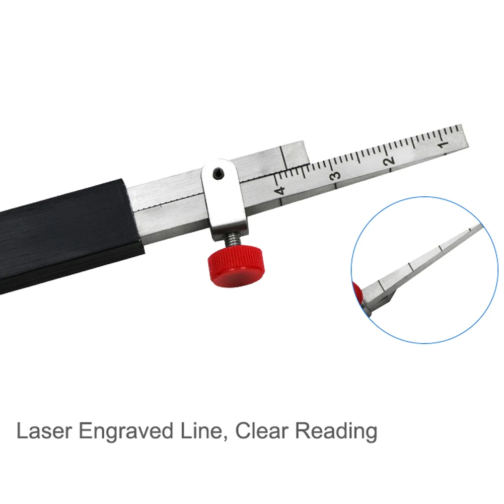 Stainless Steel Welding Tools Outside Micrometer 0.5-4CM Carbide Standards Metric Screw Thread Gauge Caliper Measuring Tools
