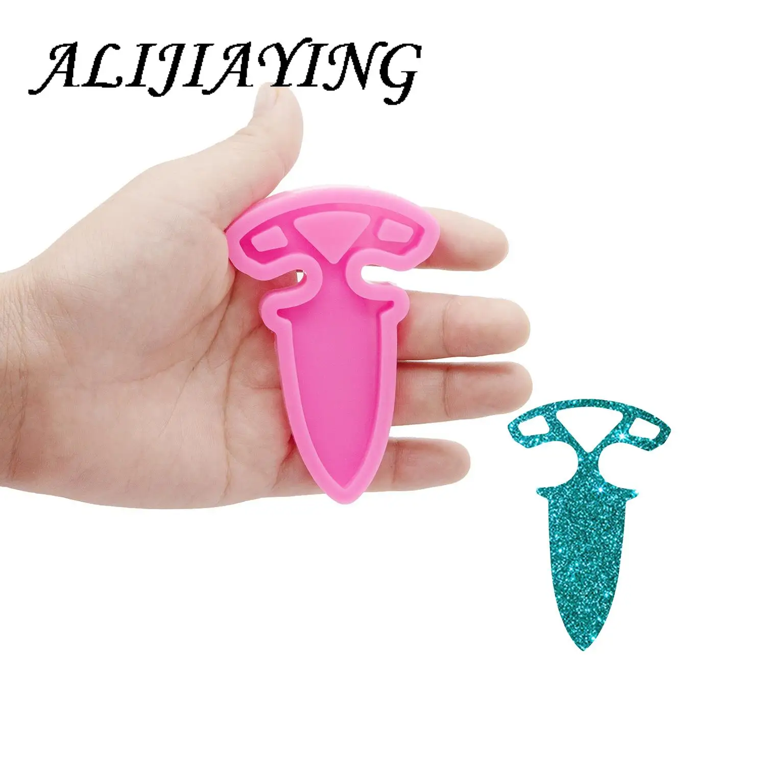 Selbstverteidigung Messer Harz Formen Kunst Diy, Schwert Schokolade Silikon Form, Harz Form Crafting mit Epoxy DY1135 – Detail 25