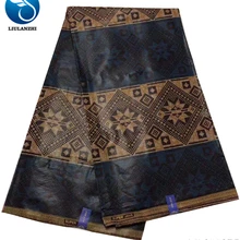 LIULANZHI Африканский воск ткани нигерийский настоящий воск для платья 6 ярдов Новое поступление Анкара воск хлопок 6 ярдов ML8L1260-ML8L1286