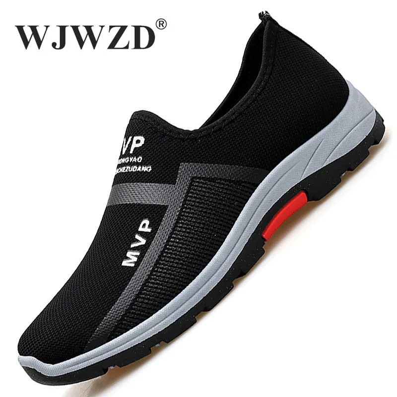 

Mesh Men Shoes Summer Lightweight Sneakers Men Outdoor Casual Walking Shoes Breathable Slip on Mens Loafers Zapatillas Hombre