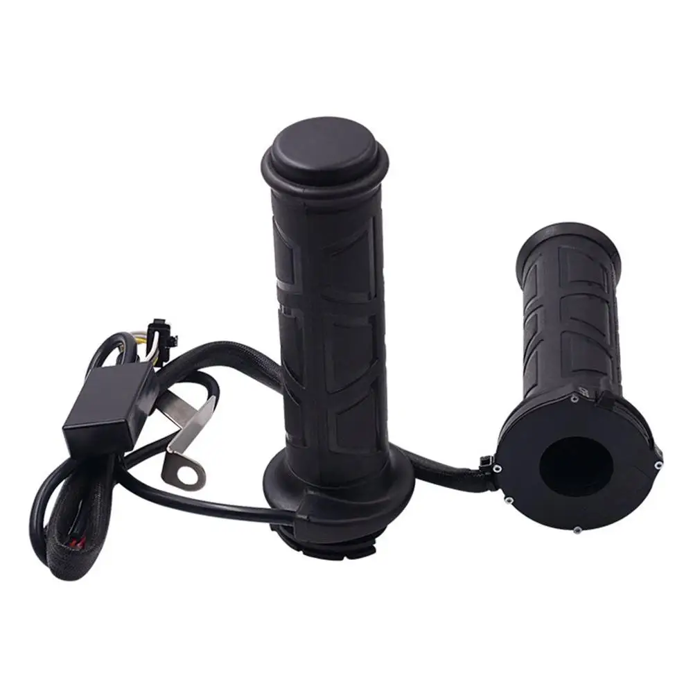 Мотоциклетная ручка с подогревом, черная мотоциклетная нагревательная рукоятка, грелки, горячее нагревание, формованные ручки, руль мотоцикла, электрическая ручка