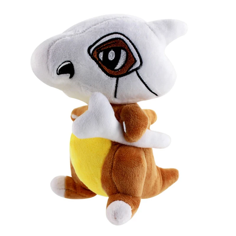 Greninja Cubone sumowoodo Mew Kyogre Dragonite Ho-Oh Psyduck Groudon Плюшевые игрушки мультфильм аниме мягкие куклы Подарки для детей - Цвет: 18cm Cubone white