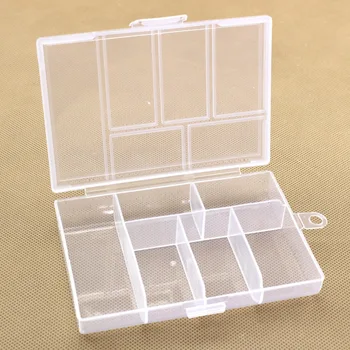 

Multifunction Jewelry Organizer Storage Box Case Plastic Transparent Coin Pill Jewelry Storage Box Case Organizer Tool