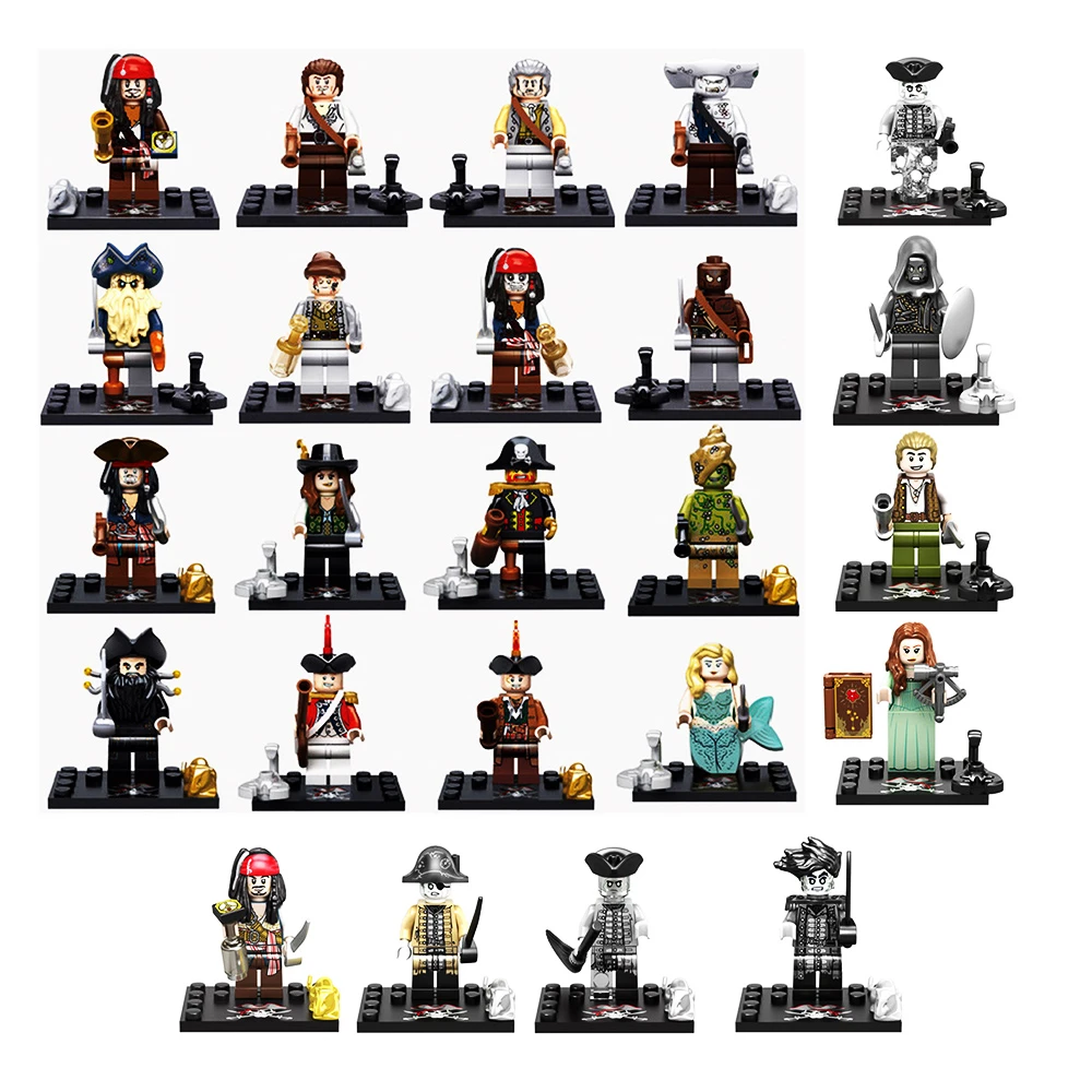 lego pirates of the caribbean figures