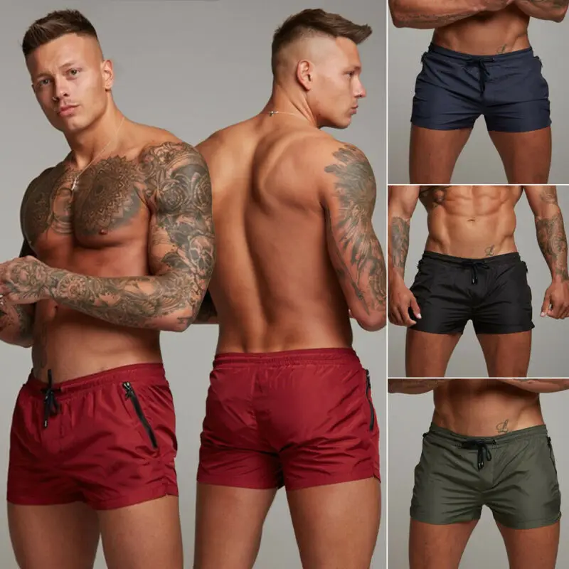 Мода летние мужские шорты для бега спортивные шорты для бега фитнес быстросохнущие тренировочные летние спортивные шорты для спортзала