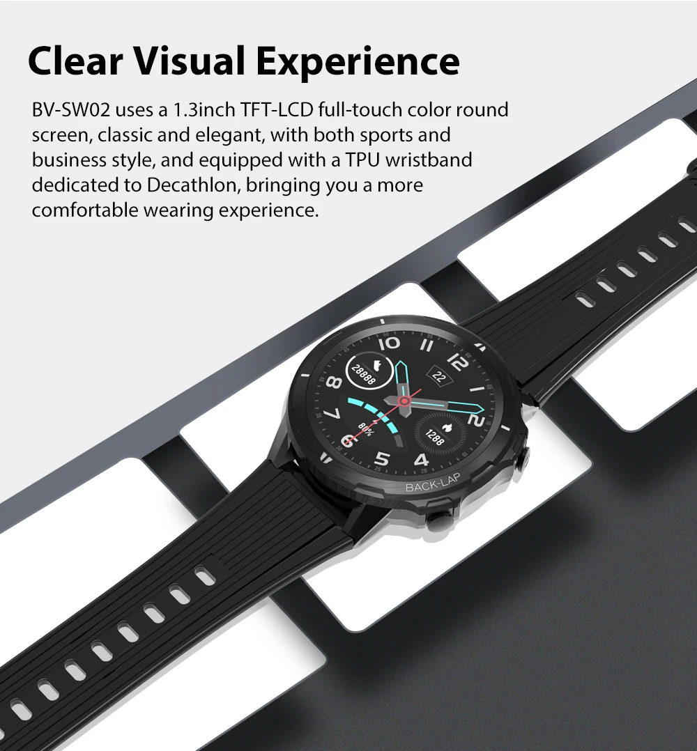 Blackview BV-SW02, умные часы, 5 АТМ, водонепроницаемые, с функцией отслеживания пульса, активности, сна, ультра-длинные часы Battrey, Android, iOS