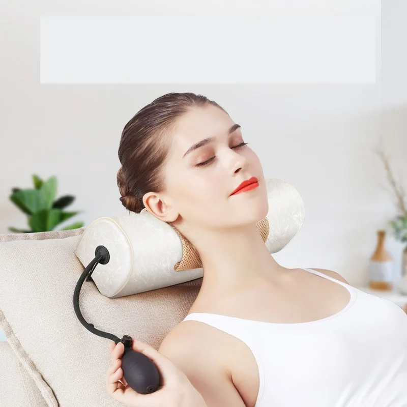 

Massage Pillow Cervical Massager Heating Shoulder Kneading Electric Vibration Waist Stretching Detachable Three Gear Regulation