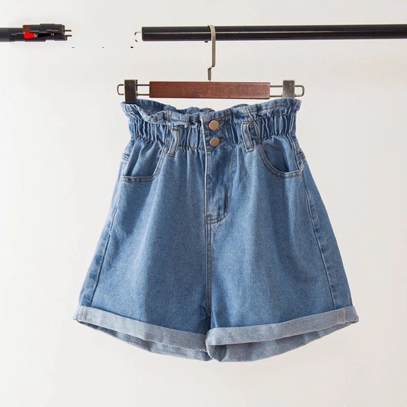 plus size black denim shorts