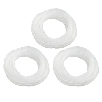 

uxcell 3pcs Spiral Wire Wrap Cable Wrap Cord 3/8-inch x 8m PE Polyethylene Tubing for Computer Cable TV Theater etc Flexible